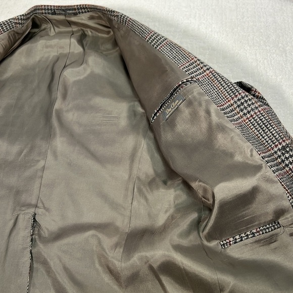 Oakton multi color herringbone sports coat blazer jacket 42 - Picture 9 of 10